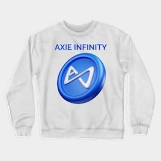 AXIE INFINITY 3d front view rendering cryptocurrency Crewneck Sweatshirt